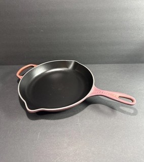 Le Creuset #26 Enamel Cast Iron Skillet Fry Pan 10.25" France Provence/Purple