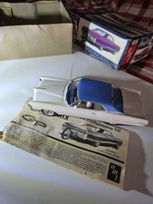 AMT Built model 1965 PONTIAC GRAND PRIX 3N1 Detailed Nice Wht. BLUE Clean