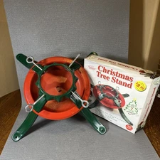 23” Christmas Tree Stand For Trees Up To 7 Foot Heavy Duty EUC