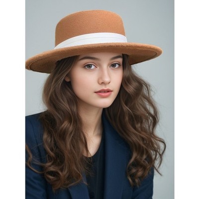 New woolen top hats autumn winter French fashion jazz hats men women