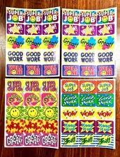 VTG Paper Magic Teacher Reward School Stickers Scrapbooking Collectible