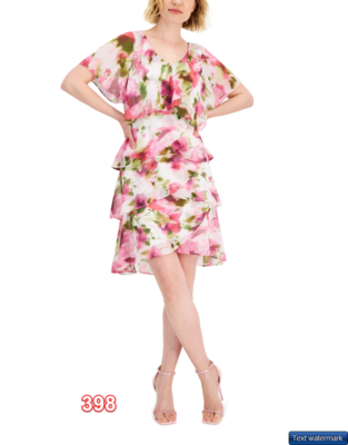 SL FASHIONS Floral-Print Tiered Dress SZ 8 $99 SL FASHIONS Women's Mini Dress | eBay SL FASHIONS Floral-Print Tiered Dress SZ 8 $99 SL FASHIONS Women's Mini Dress | eBay