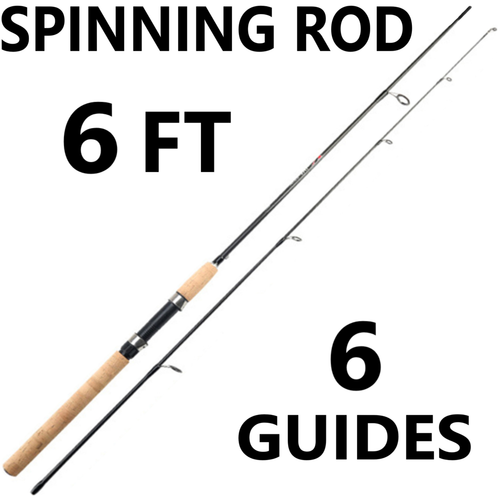 Fishing Spinning Rod Carbon Fiber Portable Medium Fast Lightweight 6f 7f 8f 9f - Picture 6 of 52