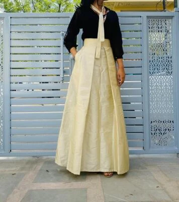 Light Green Summer Wedding Skirt Made To Measure - Image 1 of 4
