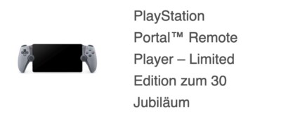  PlayStation Portal   30th Anniversary Edition 
