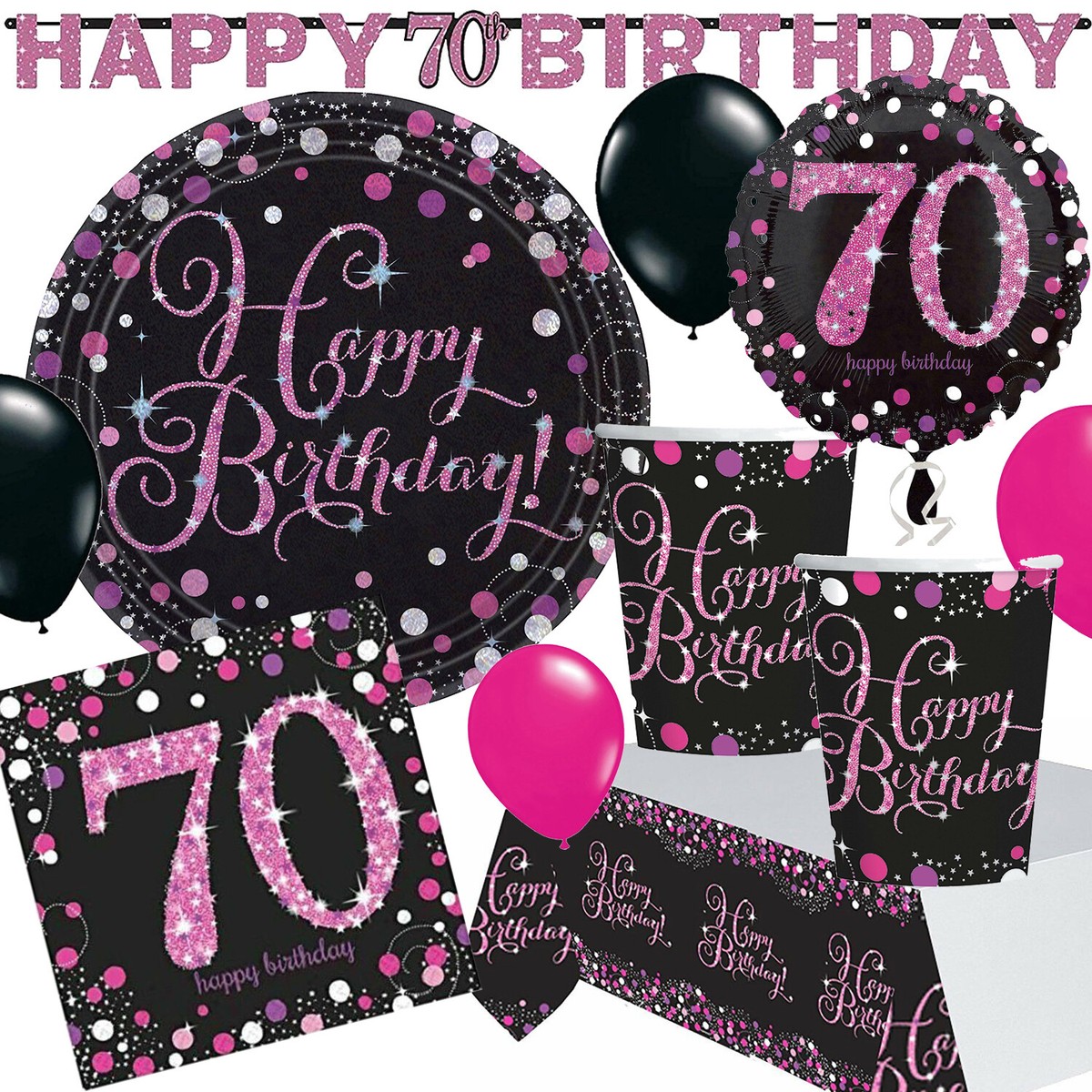 "Großartig Seit 1955" Geburtstagsbanner - Glitzer Deko Für 70. Geburtstag