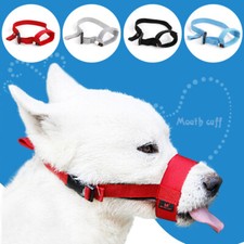 Dog Muzzle Anti-bite Adjusting Straps Mouth Mask Stop Barking Mouth Cover  