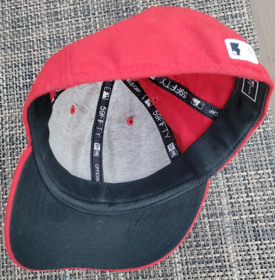 Gorra de béisbol Anaheim LA Angels MLB New Era 59fifty 5950 talla 7 5/8 halos Foto 3 de 4