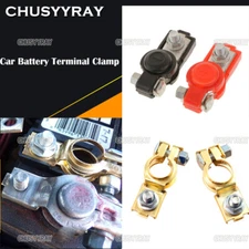 For Honda Car Battery Terminal Connector Clamp Negative Positive Red+Black
