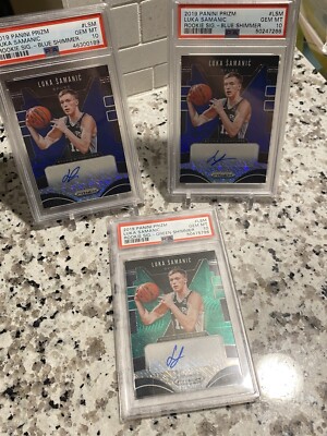 2019-2020 Panini Prizm MASSIVE Luka Samanic Lot Prizm Rainbow + More   