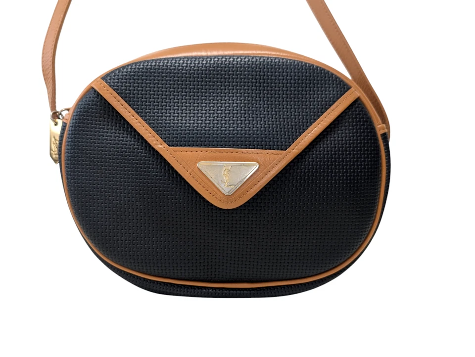 Bolso de Hombro Yves Saint Laurent PVC Cuero YSL Vintage Foto 2 de 4