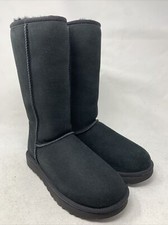 Ugg Classic Tall II Black Boots Women Size 6 gx36