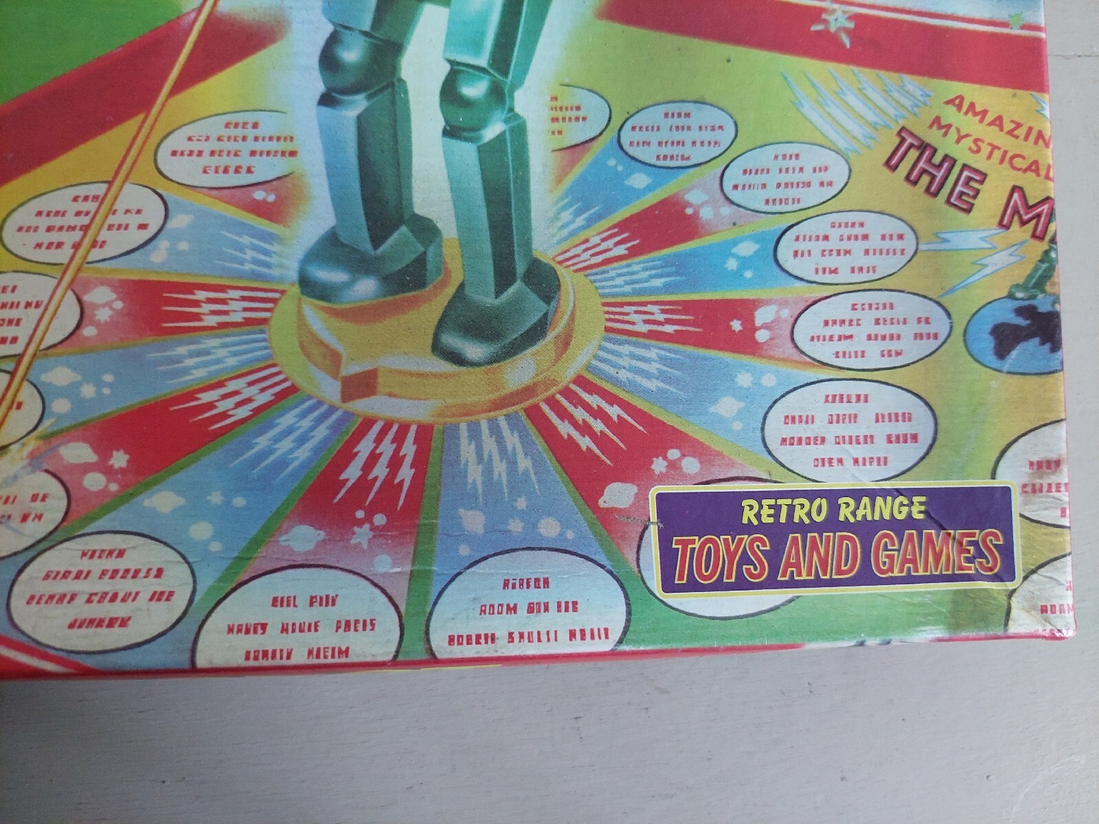 Repro 1950s Amazing Magic Robot Board Game Repro by Retro Range Toys