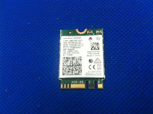 Scheda Wi-Fi Intel 8265NGW Per Lenovo ThinkPad P51s, T470s, X1 Yoga 3rd – 01AX702, Usata