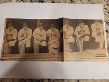 Joe DiMaggio Rookie Lou Gehrig Tony Lazzeri 1936 Murderers Row Yankees RARE