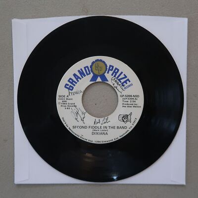Dixiana Second Fiddle In The Band, Bein' Here With Vinyl 45 Grand Prize VG 8-37