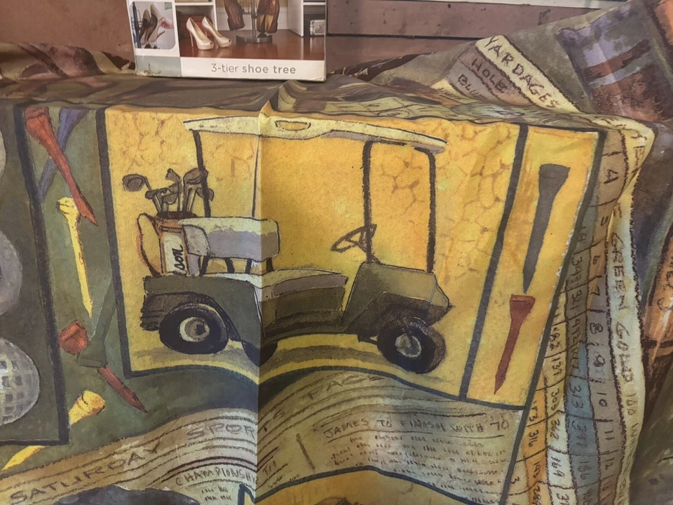 Занавеска для душа для гольфа Masters Week с крючками для мячей для гольфа - Изображение 2 из 4