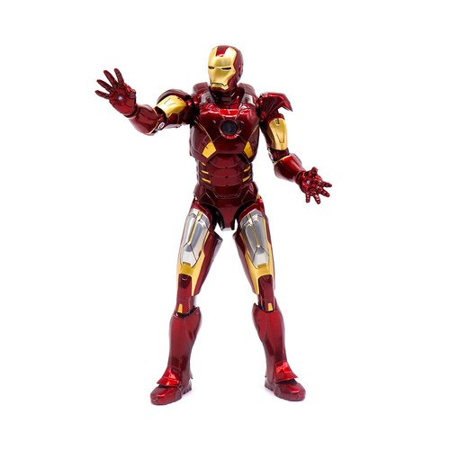 ZD IRON MAN Mark VII MK7 18cm Action Figure Marvel Avengers Model Display Toys - Picture 7 of 14