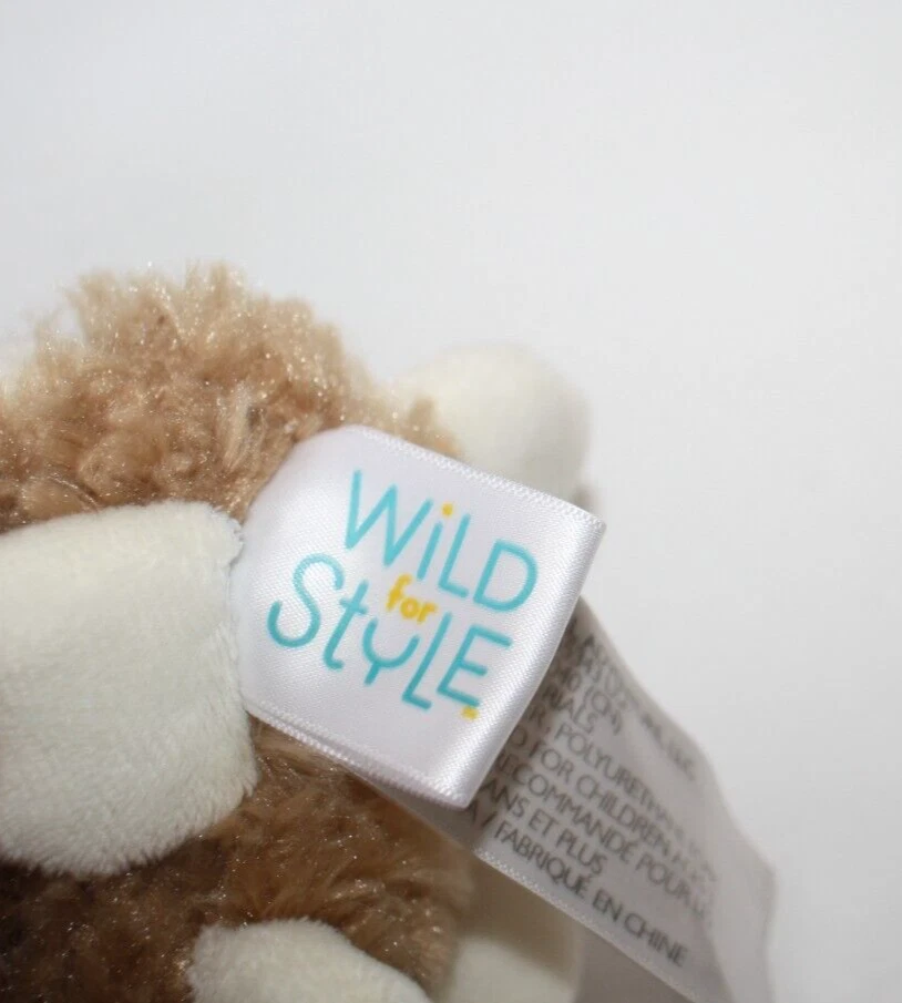 Animal Adventure Plush Llama Tan Beige Embroidered Eyes 6" Wild For Style 2020 - Image 4 of 4