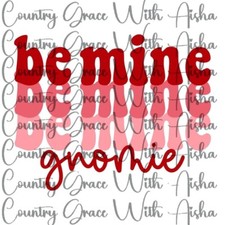 Sublimation Transfer Gnome Valentine Ready to Press Paper Ink Heat Transfer