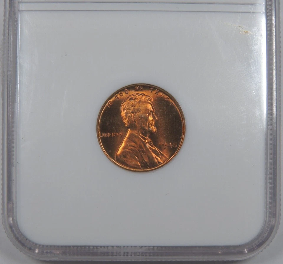 1945 1C NGC MS 67 RD Lincoln Wheat Cent [003] - Image 3 of 4