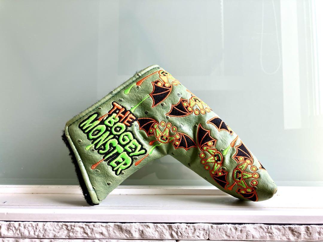 Scotty Cameron - スコッティキャメロン 2010 Halloween　グリーン ヘッドカバー B Scotty Cameron Halloween 2010 Putter Head Cover Green Bogey