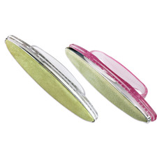 Professional 5" Chamois Nail Buffer with Removable Cover - Polish Manicure Tool