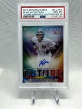 Kevin Alcantara 2021 Bowman’s Best Future Vibrance Auto /150 PSA 10
