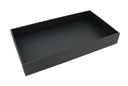 Display Tray Black Leatherette With Choice Of Grey Compartment Jewellery Insert - Picture 25 of 31