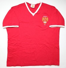 MANCHESTER UNITED WEMBLEY 1958 FINAL FOOTBALL SHIRT JERSEY TOFFS RETRO MENS 2XL