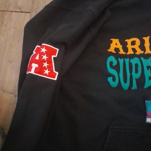 Starter Super Bowl LVII Arizona Patches Pullover Felpa con Cappuccio Grande - Foto 6 di 12