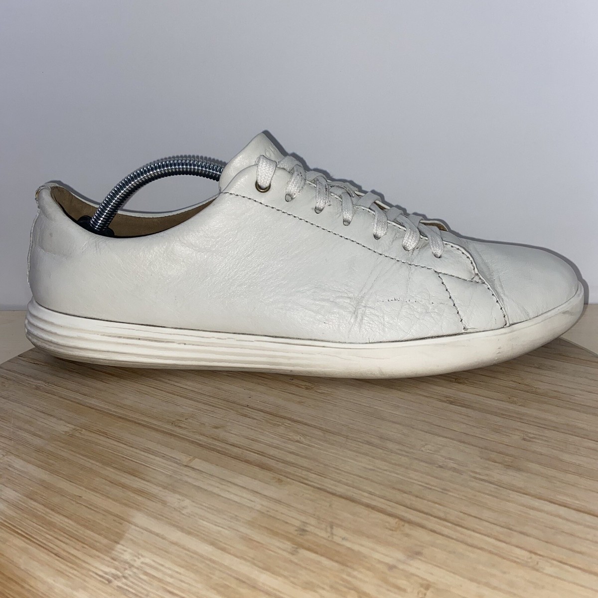 Cole Haan Men's 12 Grand Crosscourt II White Leather Casual Shoes