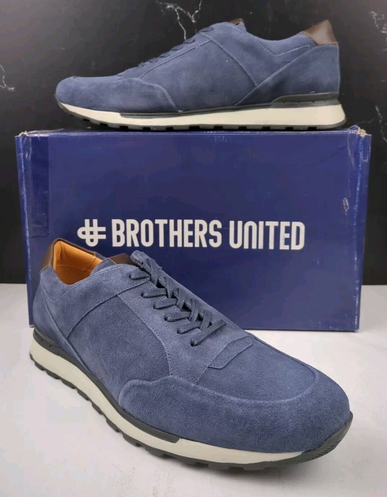 Brothers United Ocean City Adonis, Navy Kid Suede, sz 10M