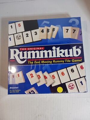Rummikub Tile Game 1997 Sealed 0400D Tile Game By Pressman