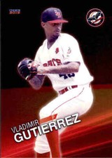 2019 Louisville Bats Choice #14 Vladimir Gutierrez Veracruz Mexico Baseball Card