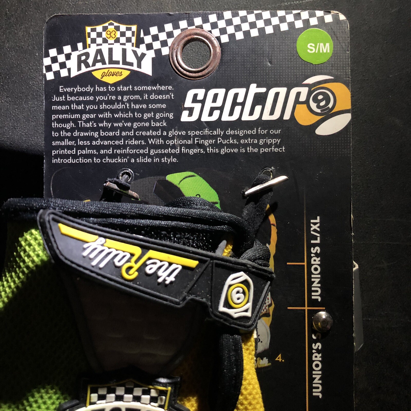 Sector 9 Junior&rsquo;s Rally Slide Gloves S/M