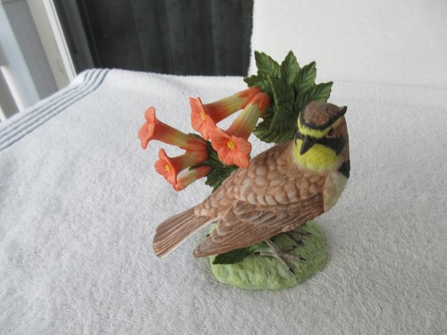 SCHÖNE~~Lenox~"GEHÖRNTE LERCHE" feine Porzellan Vogel Figur - 2001~~QUALITÄT!! - Bild 3 von 9