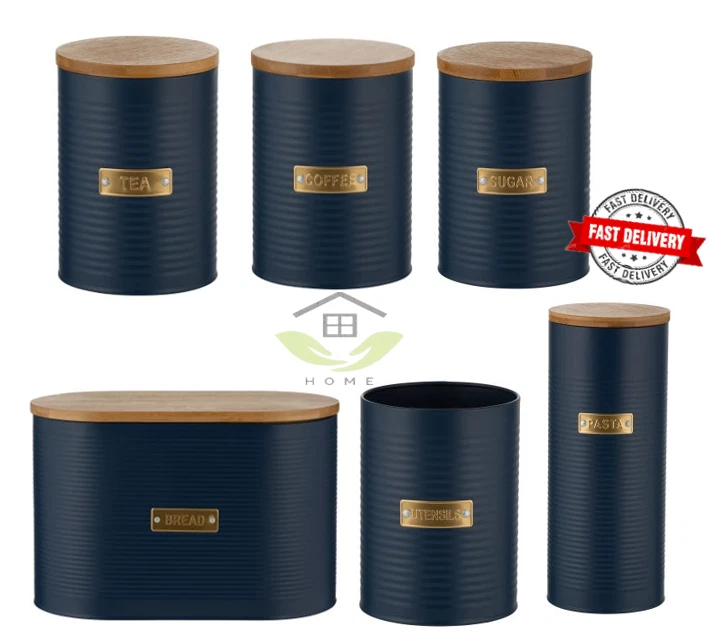 Typhoon Otto Storage Canister Coffee Tea Sugar Pasta Bread Utensils Holder