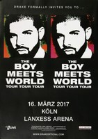 The Boys Meets World - Tour Tour , KöLn 2017 | Konzertplakat | Poster