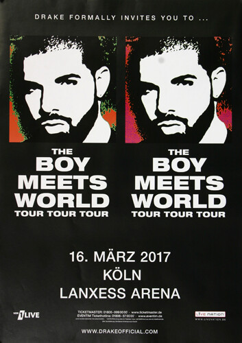 The Boys Meets World - Tour Tour , KöLn 2017 | Konzertplakat | Poster-image
