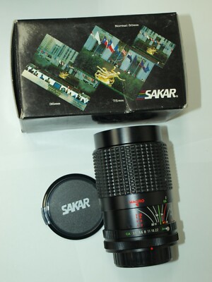 35-70mm F3.5-4.5 SAKAR  MACRO  ONE TOUCH ZOOM LENS for KONICA CAMERAS NEW IN BOX