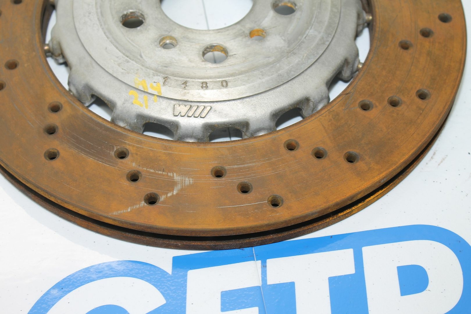 2021 BMW M4 COMPETITION G82 RH PASSENGER REAR BRAKE ROTOR RIGHT  