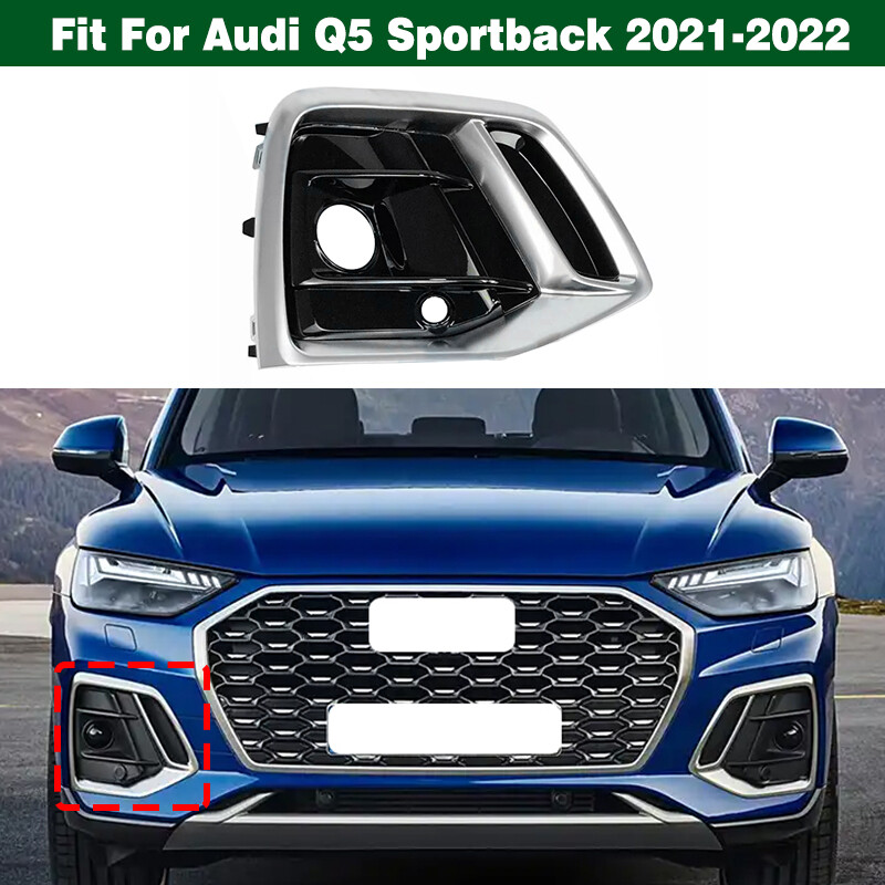 Right Passenger Front Fog Light Cover Lamp Bezel For Audi Q5