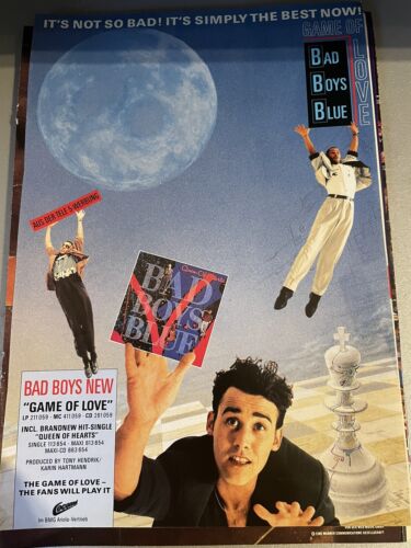 Bad Boys Blue / Maurice Jarre „Ghost“ Werbeanzeige „Der Musikmarkt“ (1990) - Afbeelding 1 van 2