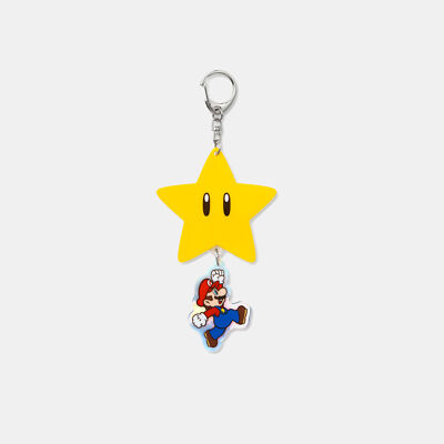 Nintendo スーパーマリオ キーホルダー 星型10個 Nintendo スーパーマリオ キーホルダー 星型10個 Nintendo