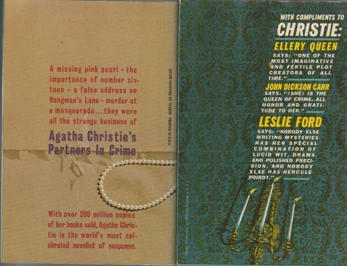 G293 Lotto di 2 libri tascabili vintage Agatha Christie Mystery uno grado superiore - Foto 2 di 2