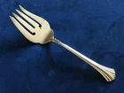 REED & BARTON EIGHTEENTH 18th CENTURY STERLING SILVER COLD MEAT SERVING FORK NM