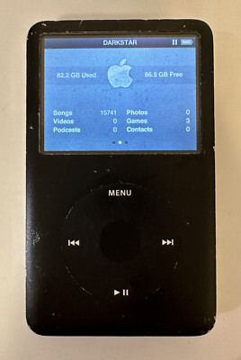Apple iPod classic 6th Generation Black (160 GB) 15000+