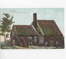 Zaandam Netherlands  Home where Czar Peter stayed in 1632  postcard  1910