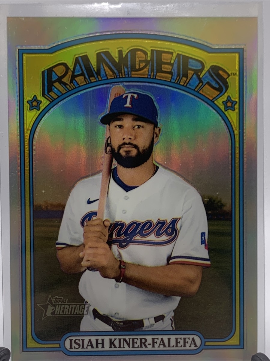 2021 Topps Heritage High Numbers Chrome Refractor Isiah Kiner